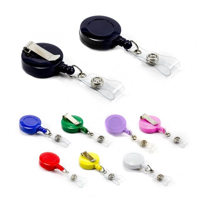 CLEARANCE - Plain Retractable ID Holders