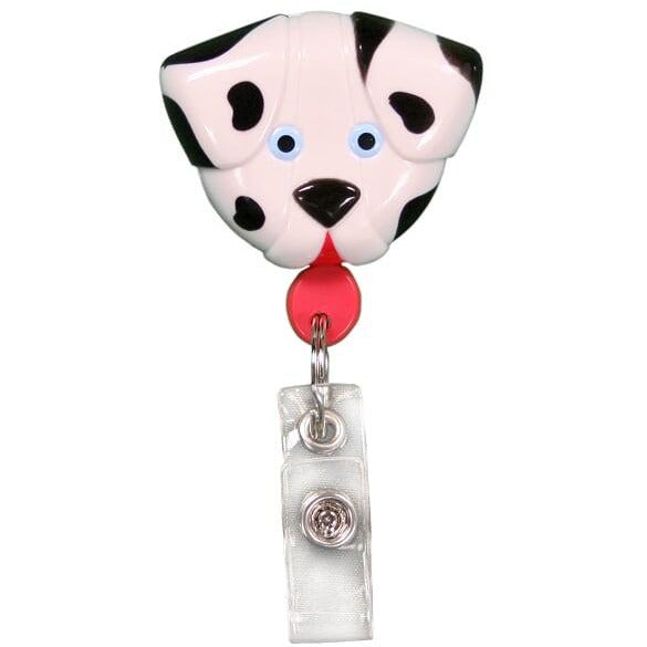 Pedia Pals Dalmation Dog Retractamal ID & Security Badge