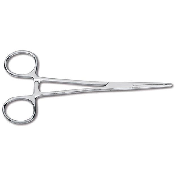 CLEARANCE 5.5 Kelly Forceps (Straight Silver)"