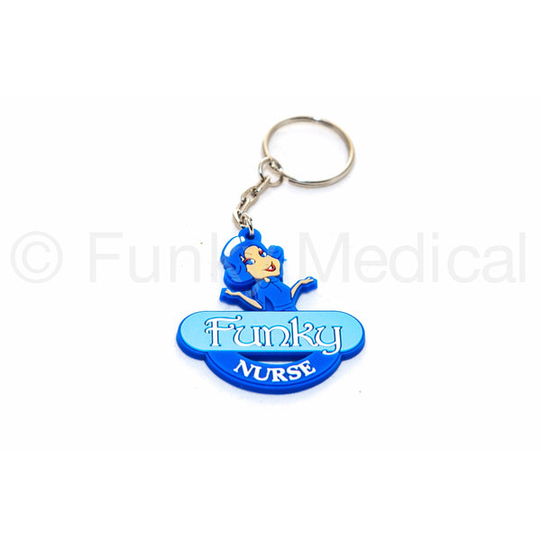 Funky Nurse Keyring