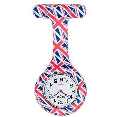 Union Jack Silicone Fob Watch