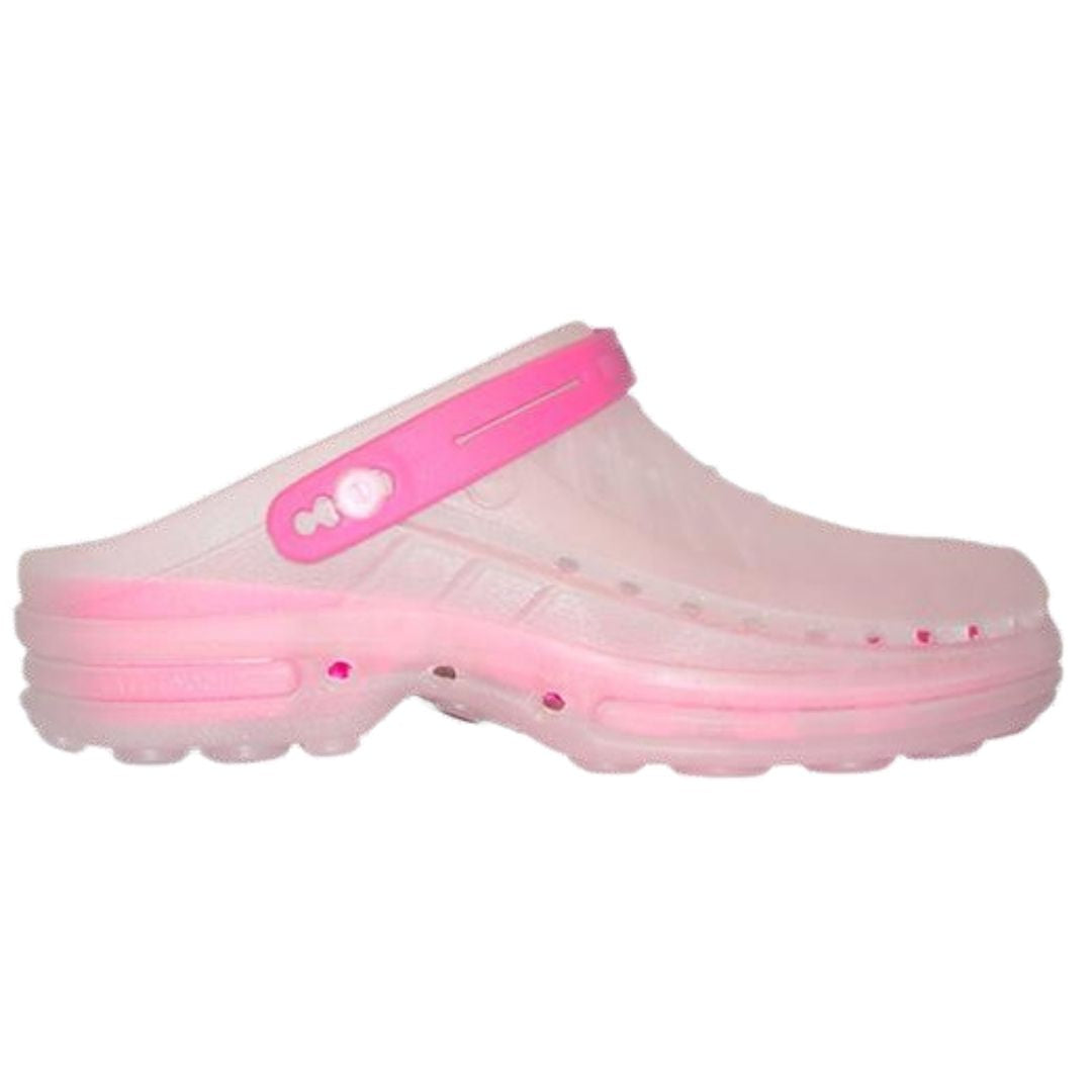 CLEARANCE -Wock Clog Transparent Pink