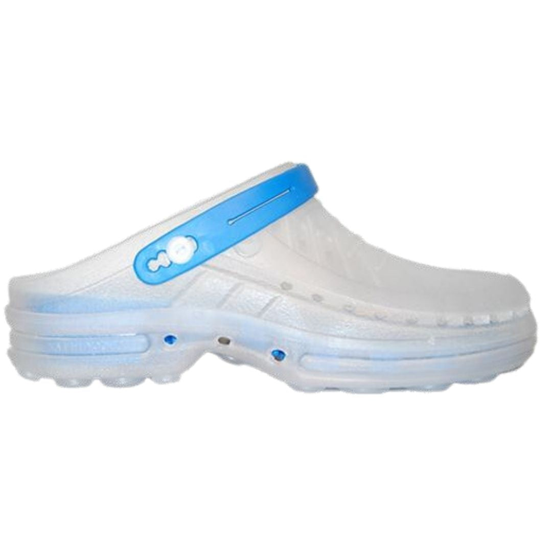 CLEARANCE - Wock Clog Transparent Blue