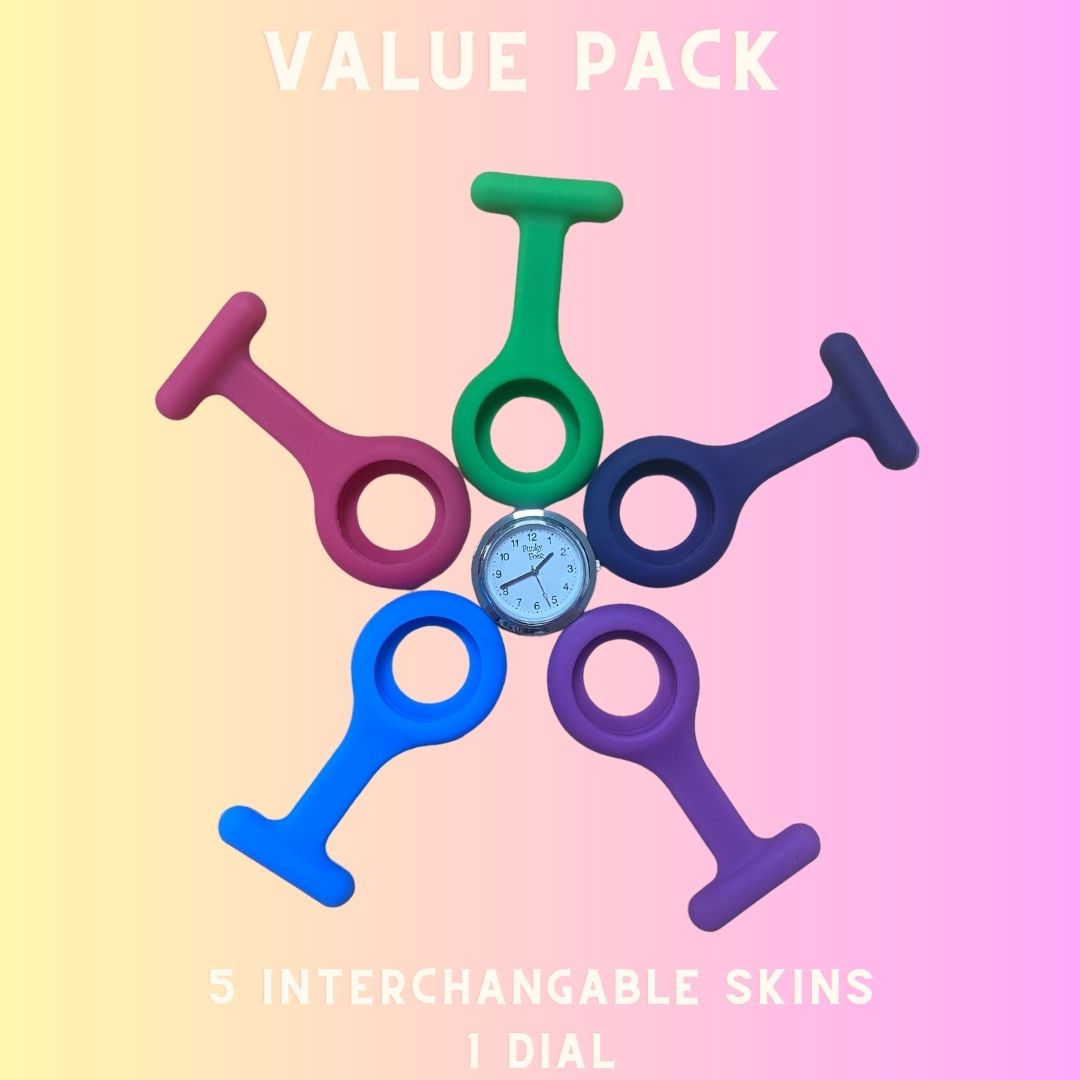 Value Pack 3 (green, indigo, purple, bright blue, dark pink)