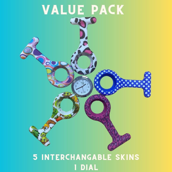 Value Pack 4 (caterpillar, retro circles, pink spash, spotty blue, pink leopard)