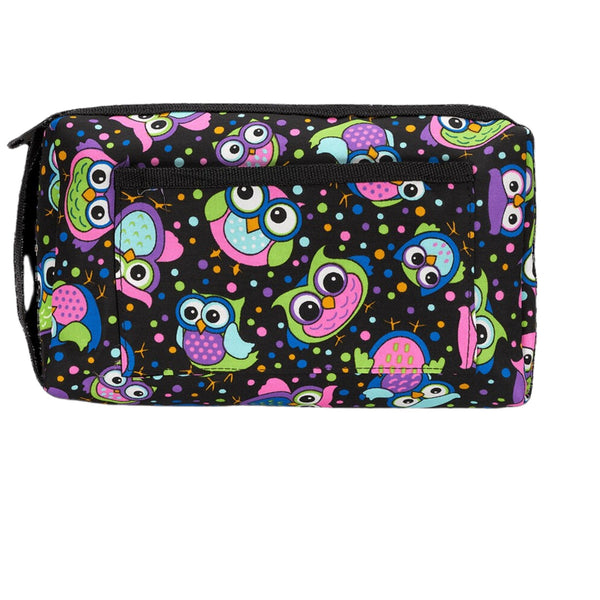 Compact Carry Case for Sphyg/Stethoscope - Black Party Owls
