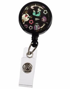 Lanyard Clip - Woodland Animals Black…