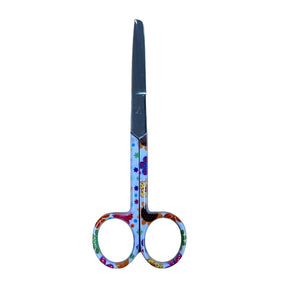 5.5 Nurse Scissors White Flowers