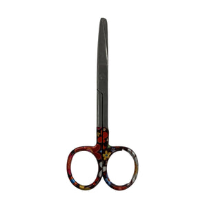 Black or White Flower 5.5 Nurse Scissors