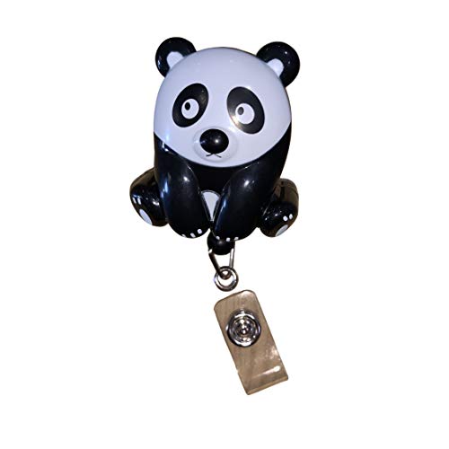 Panda Bear Retractable Badge Holder