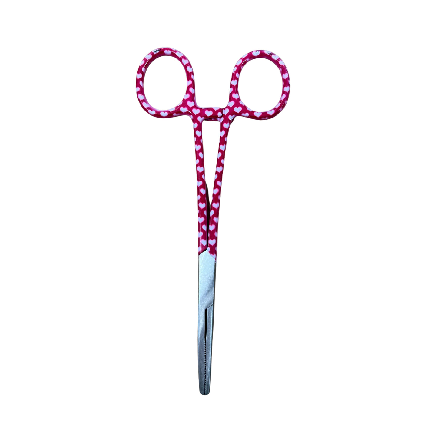 CLEARANCE - Pink & White Heart Forceps