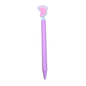 Cute Pink Baby Foot Pen