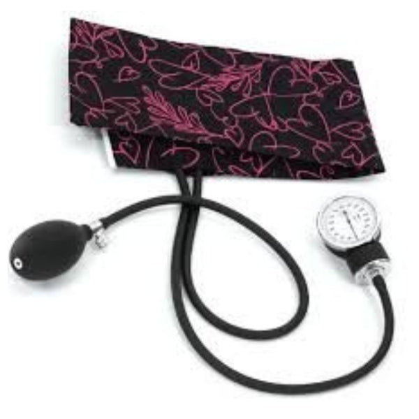 CLEARANCE -Pink Hearts Premium Sphyg (no case)