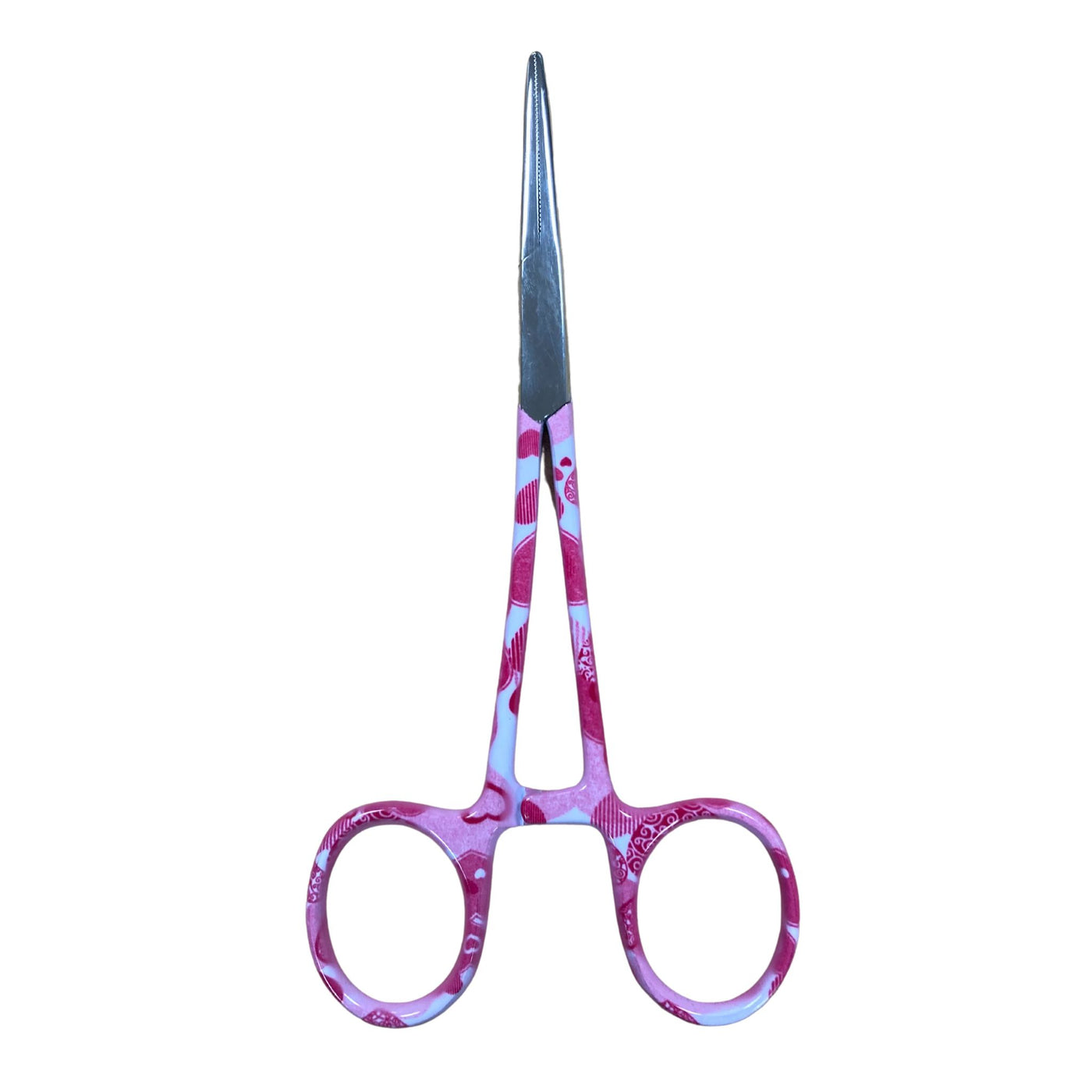 CLEARANCE - Pink Lace Hearts Forceps