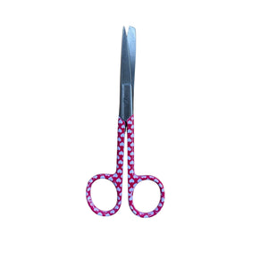 Nurse Scissors - Pink and White Heart Design