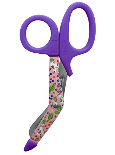 Dark Purple Handle Llama Utility Scissors