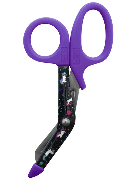 Purple Handle Unicorn Utility Scissors