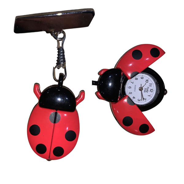 Five Spot Red Ladybird Watch