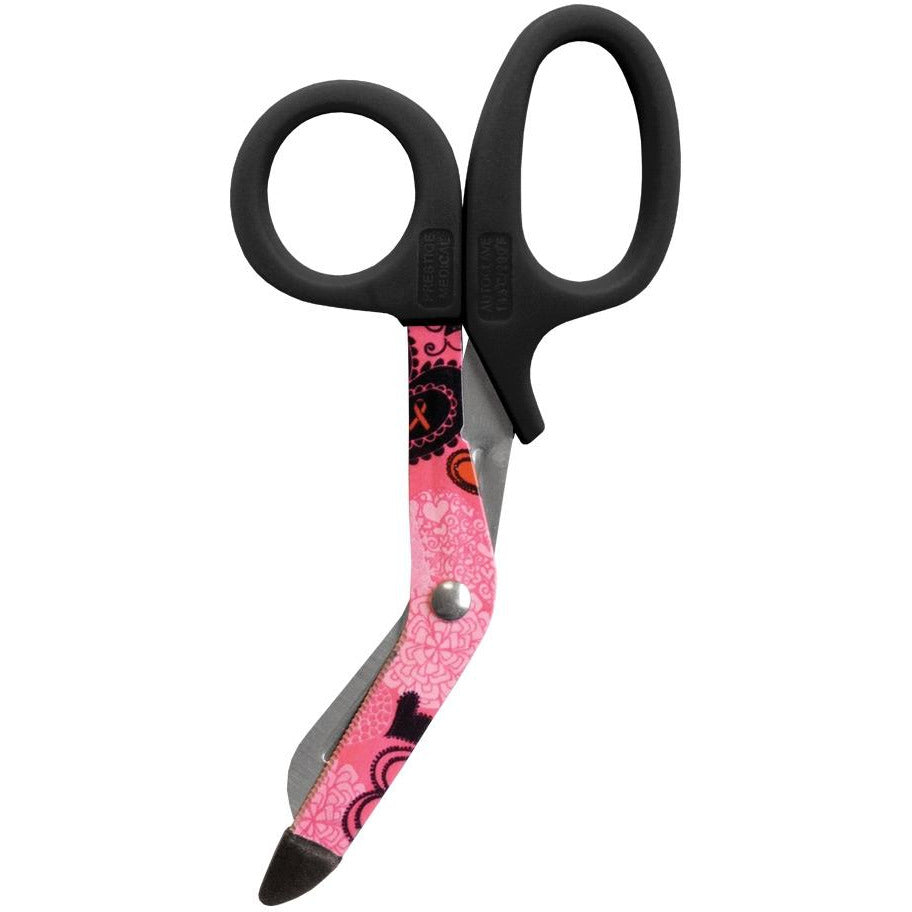 Pink Ribbon and Hearts 5.5 inch Utility Scissors