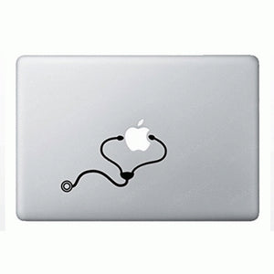 Laptop Decel Sticker Stethoscope