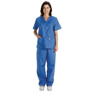 Full Set Nurse Scrubs - Light Blue/Ciel Small Only