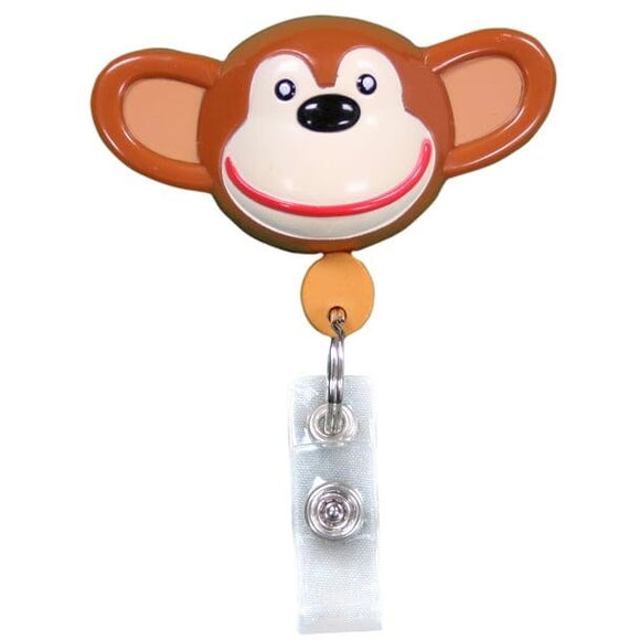 Pedia Pals Monkey Retractamal ID & Security Badge