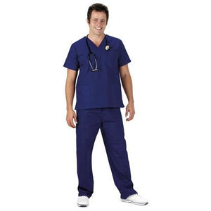 Nurse Scrubs *Top only* Dark Blue/Navy Extra Small