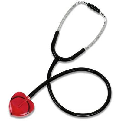 Clear Sound Stethoscope - Red Heart