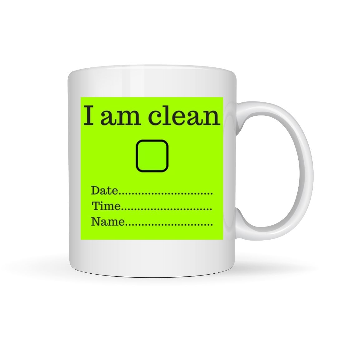 I AM CLEAN Mug