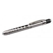 Stainless Steel Pen Torch with Pupil Gauge