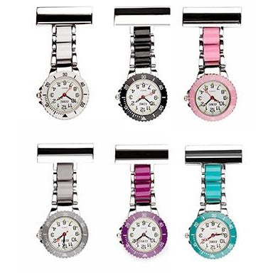 Two Tone Metal Nurse Fob Watch