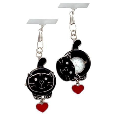 Black Cat Fob Watch