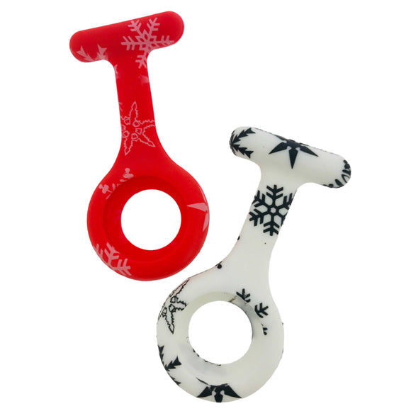 Christmas Snowflake Silicone Fob Watch SKIN ONLY – Funky Nurse