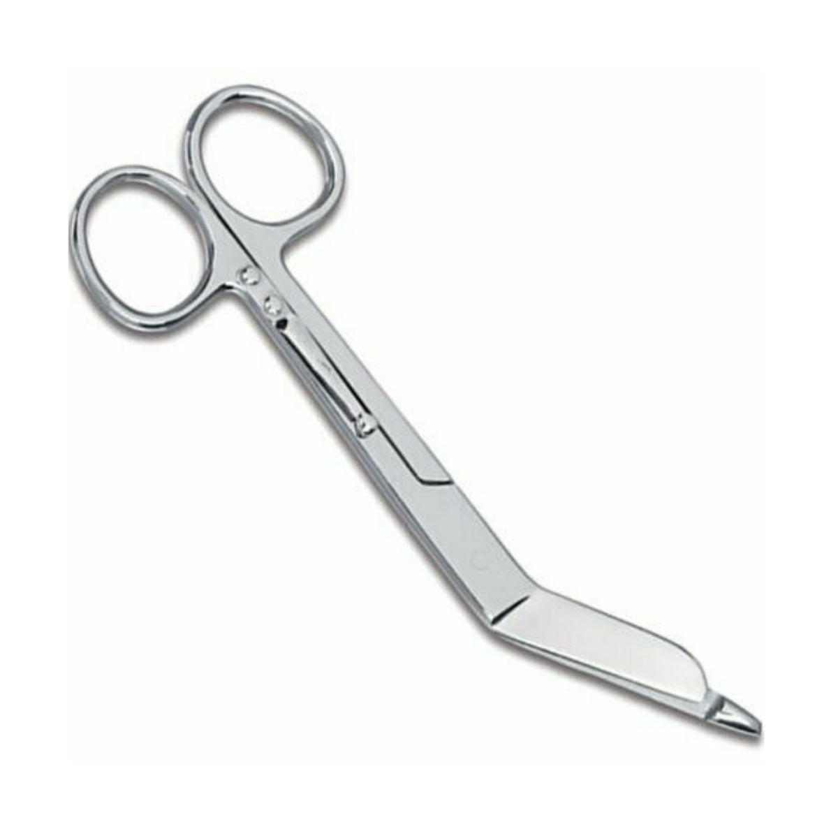 4.5 or 5.5 inch Lister Silver Bandage Scissors with Pocket Clip Funky
