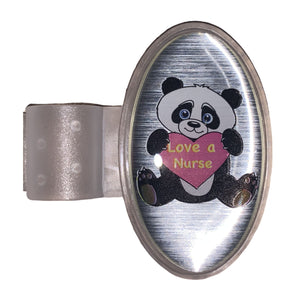 Panda Dome ID Tag