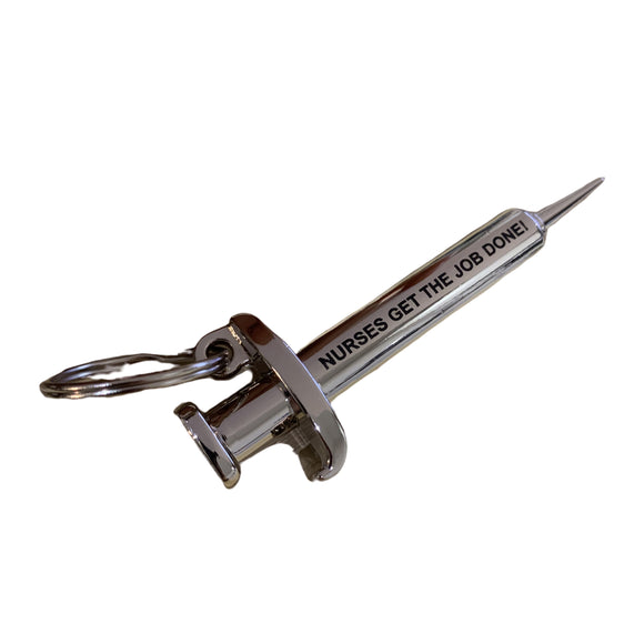Syringe Bottle Opener Silver