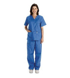 Full Set Nurse Scrubs - Light Blue/Ciel Small Only