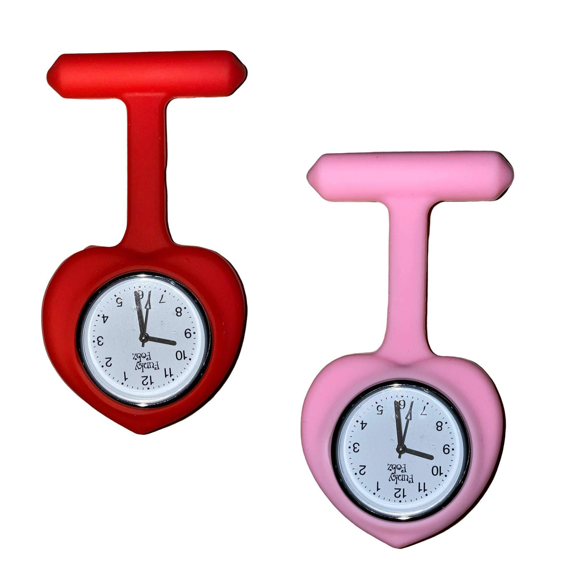 Heart Silicone Fob Watch Funky Nurse
